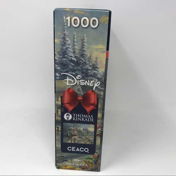 Thomas Kinkade - Mickey's Victorian Christmas 1000 Piece Puzzle w/ Poster Sealed - Picture 4 of 7